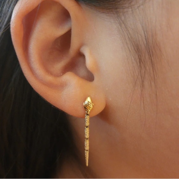 bvla Jewelry - Junipurr bite me 14k yellow gold threadless end